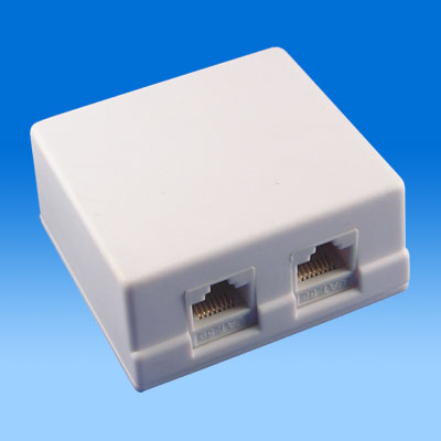 ZH-521 DUAL KEYSTONE JACK SURFACE BOX