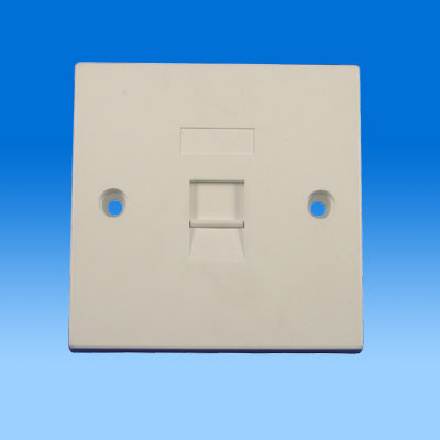 ZH-WP01A 86TYPE SINGLE PORT KEYSTONE WALL PLATE