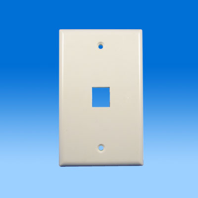 ZH-WP03 SINGLE PORT KEYSTONE WALL PLATE