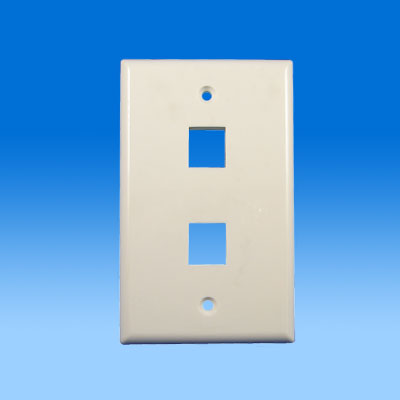 ZH-WP04  2PORTS KEYSTONE WALL PLATE