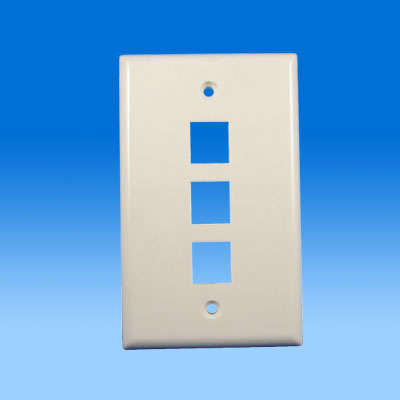 ZH-WP05  3PORTS KEYSTONE WALL PLATE