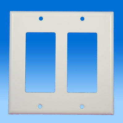 ZH-WP46  DUAL GANG DECORATOR PLATE