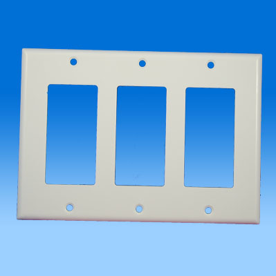 ZH-WP47  TRIPLE GANG DECORATOR PLATE