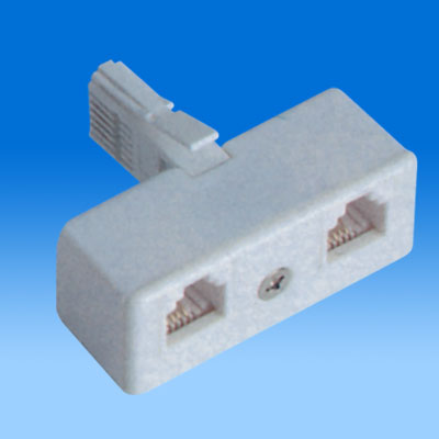 ZH-610C UK PLUG TO 2XUS JACKS