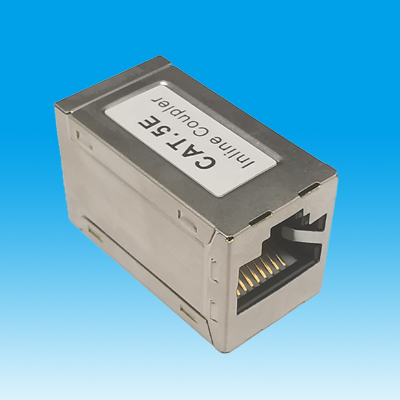 ZH-538  FTP IN-LINE COUPLER,RJ45-RJ45(CAT5E/CAT6/CAT6A),Shielded Type